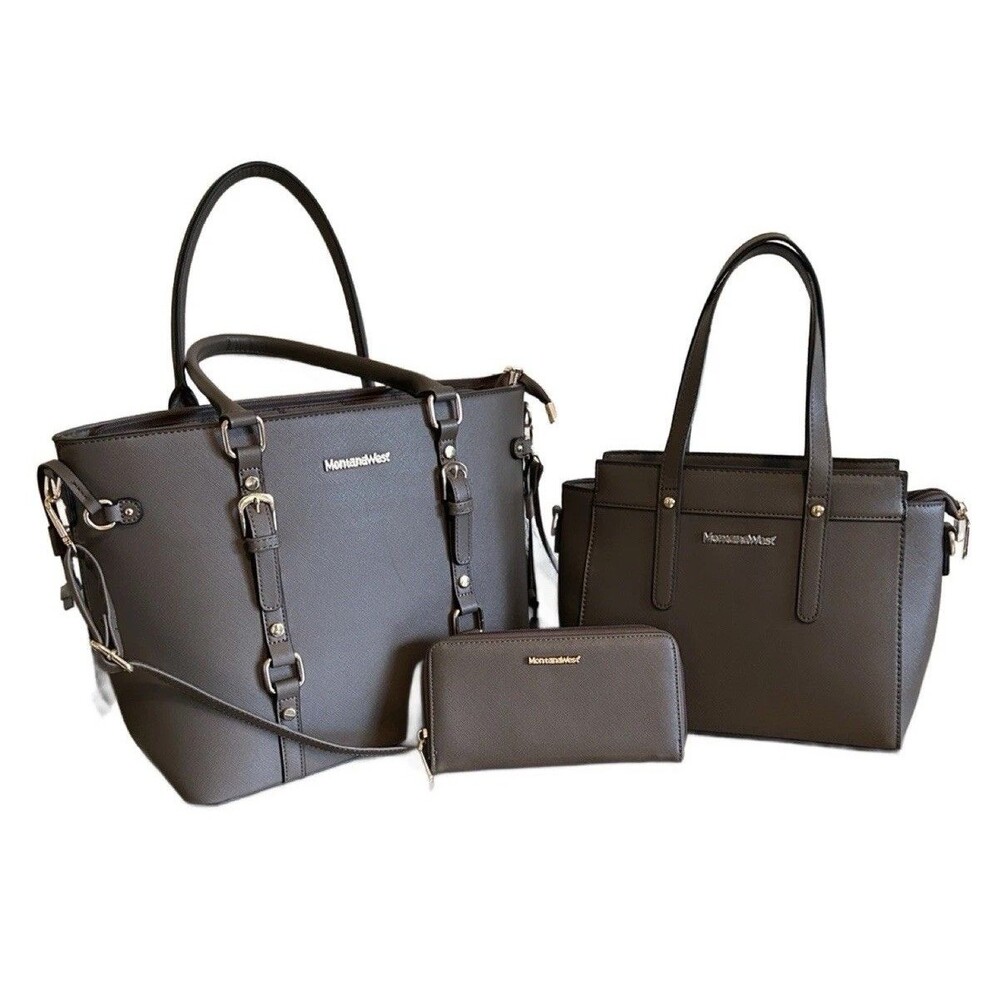 Montana West Gray Shoulder Bag Trio